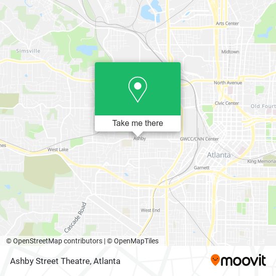 Ashby Street Theatre map