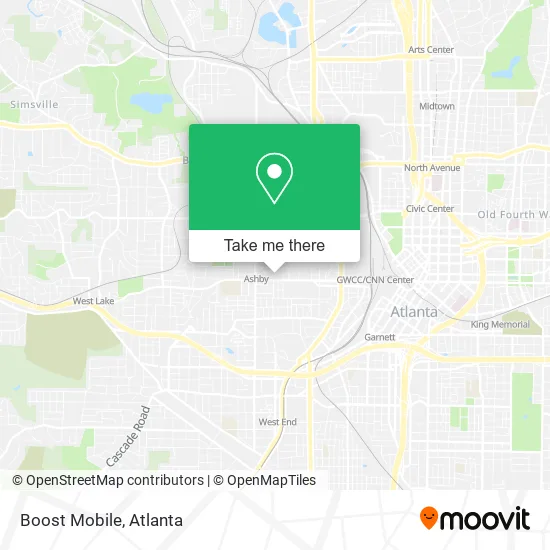Boost Mobile map
