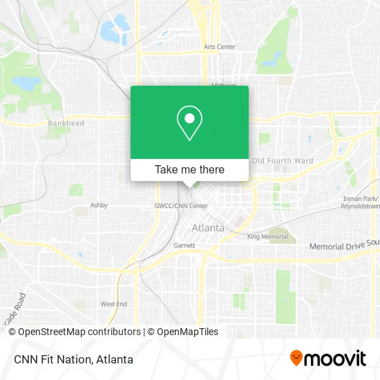 CNN Fit Nation map