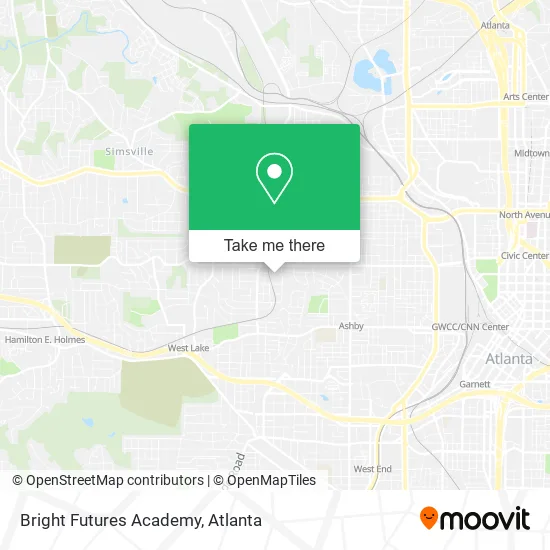 Bright Futures Academy map