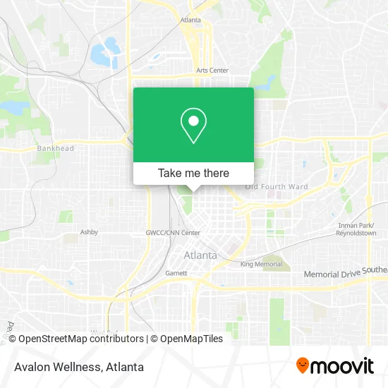 Avalon Wellness map