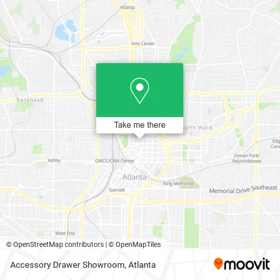Mapa de Accessory Drawer Showroom
