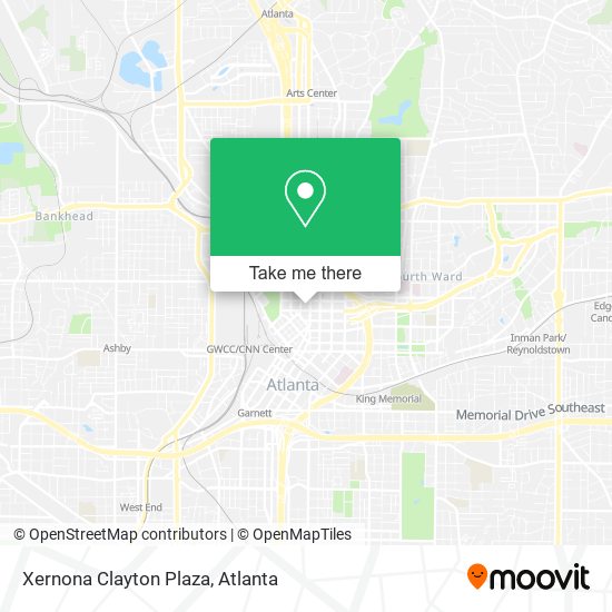 Xernona Clayton Plaza map