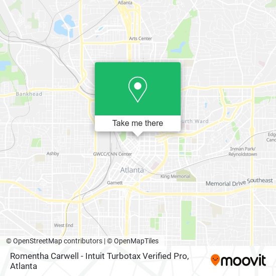 Mapa de Romentha Carwell - Intuit Turbotax Verified Pro