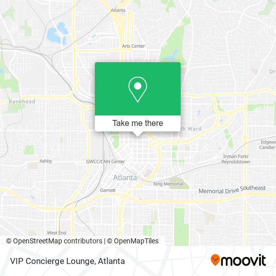 VIP Concierge Lounge map