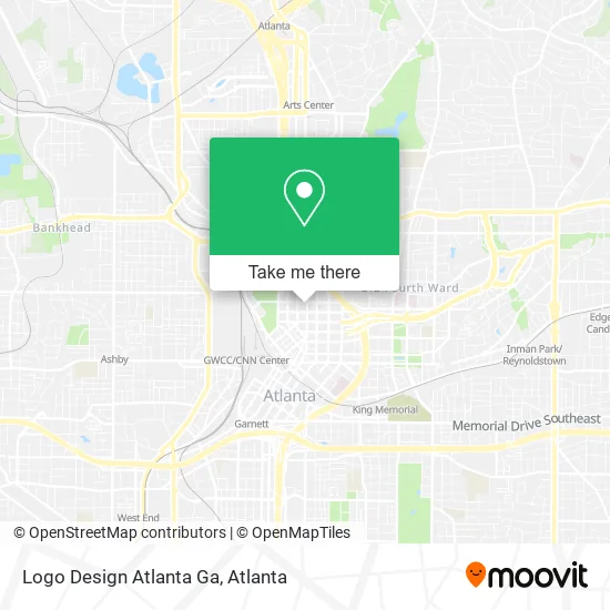 Mapa de Logo Design Atlanta Ga