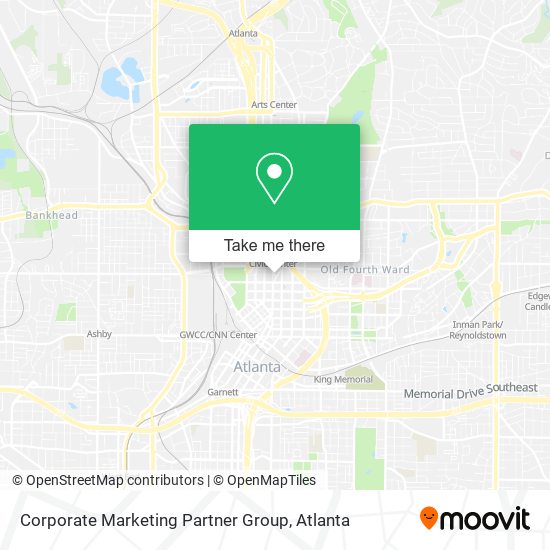 Corporate Marketing Partner Group map