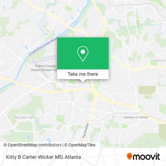 Kitty B Carter-Wicker MD map