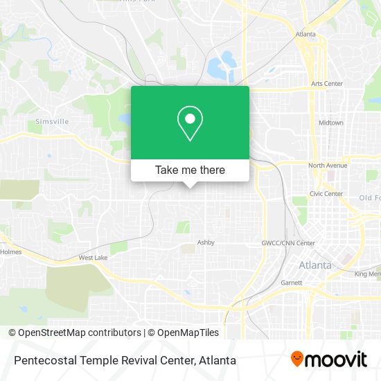 Pentecostal Temple Revival Center map