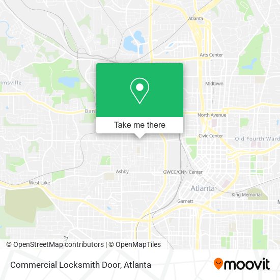 Commercial Locksmith Door map