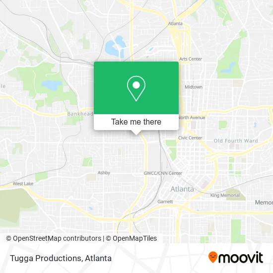 Tugga Productions map