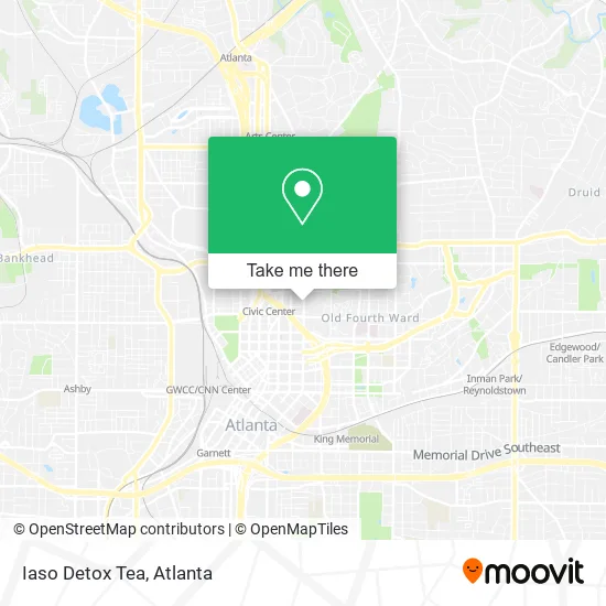 Mapa de Iaso Detox Tea