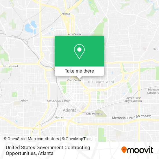 Mapa de United States Government Contracting Opportunities