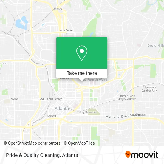 Pride & Quality Cleaning map