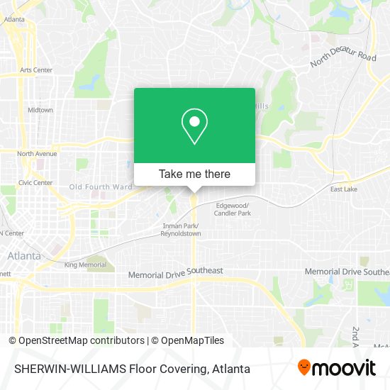 SHERWIN-WILLIAMS Floor Covering map