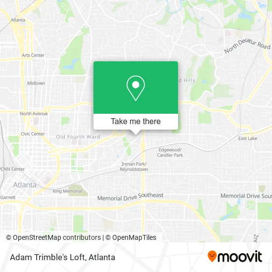 Adam Trimble's Loft map