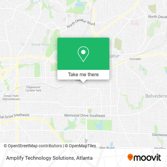 Amplify Technology Solutions map