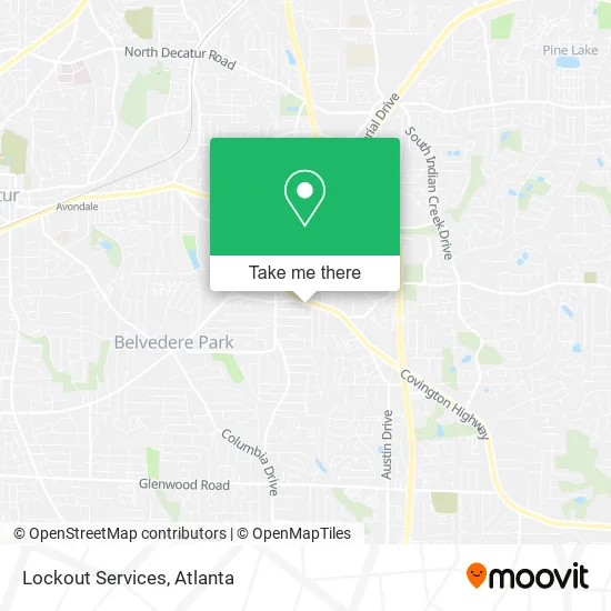 Lockout Services map