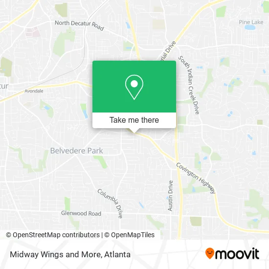 Midway Wings and More map