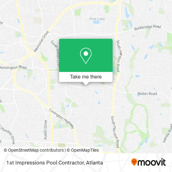 1st Impressions Pool Contractor map