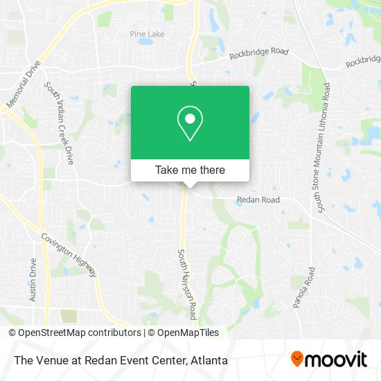 Mapa de The Venue at Redan Event Center