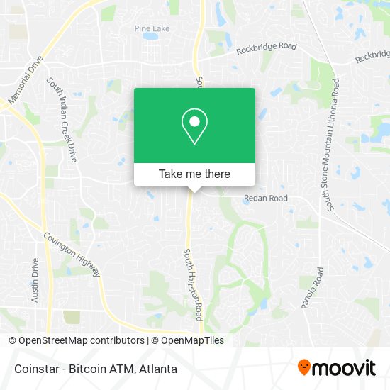 Mapa de Coinstar - Bitcoin ATM