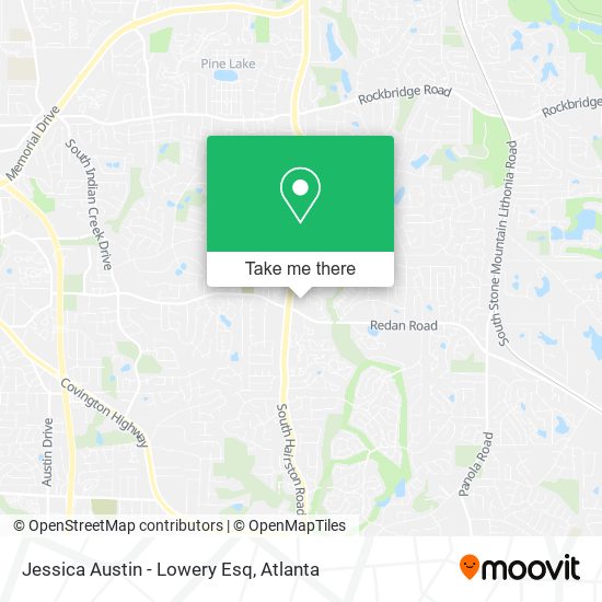 Jessica Austin - Lowery Esq map