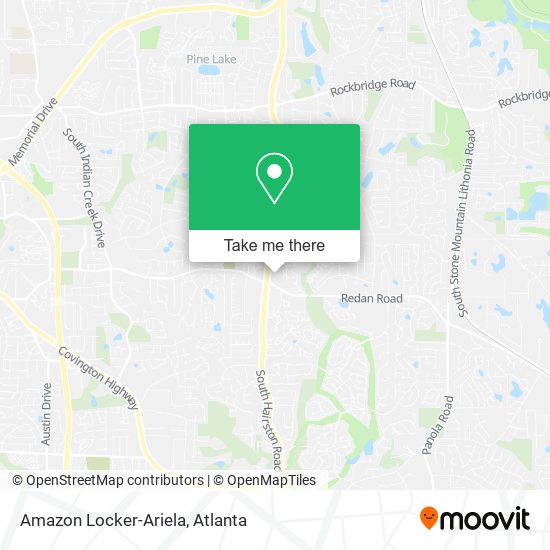 Mapa de Amazon Locker-Ariela