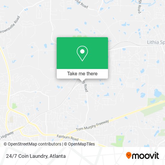 Mapa de 24/7 Coin Laundry