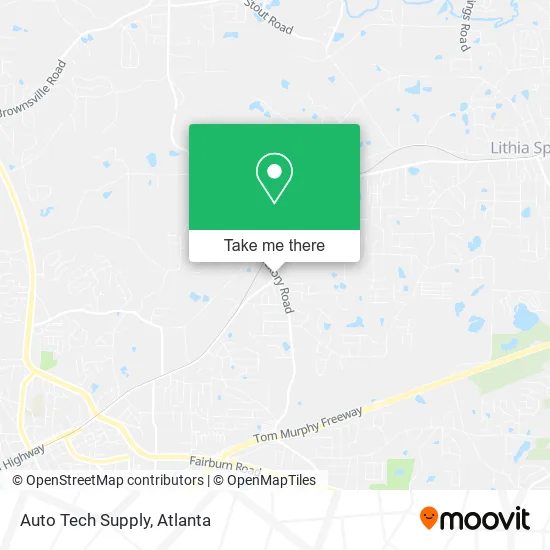 Mapa de Auto Tech Supply