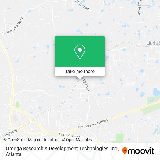 Mapa de Omega Research & Development Technologies, Inc.