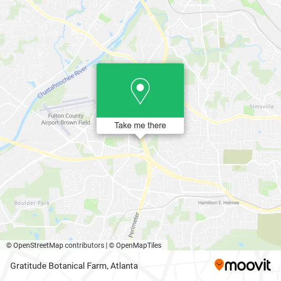 Mapa de Gratitude Botanical Farm