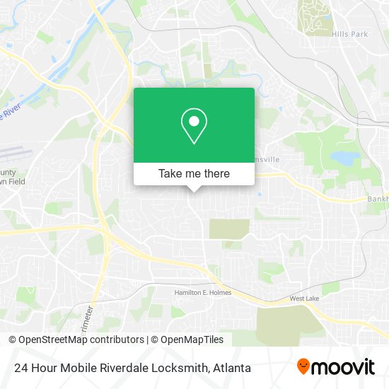 24 Hour Mobile Riverdale Locksmith map