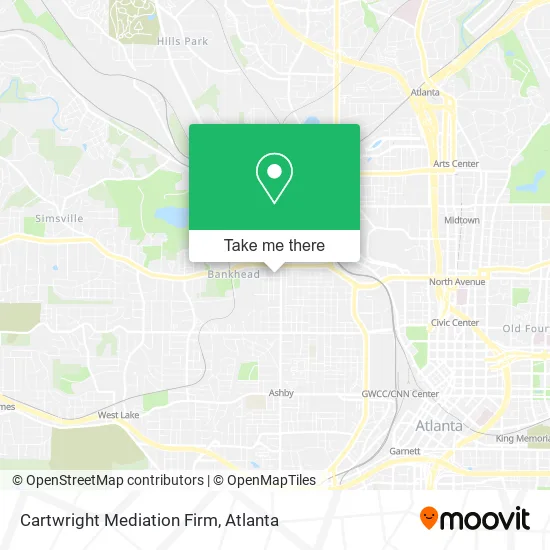 Cartwright Mediation Firm map