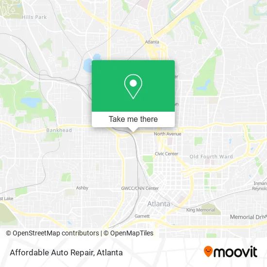 Affordable Auto Repair map
