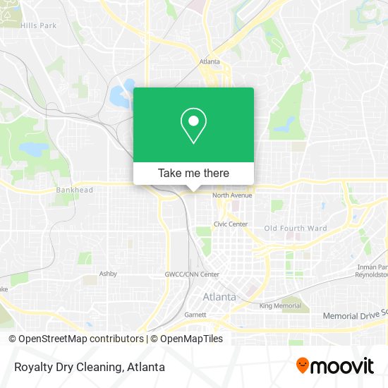 Royalty Dry Cleaning map