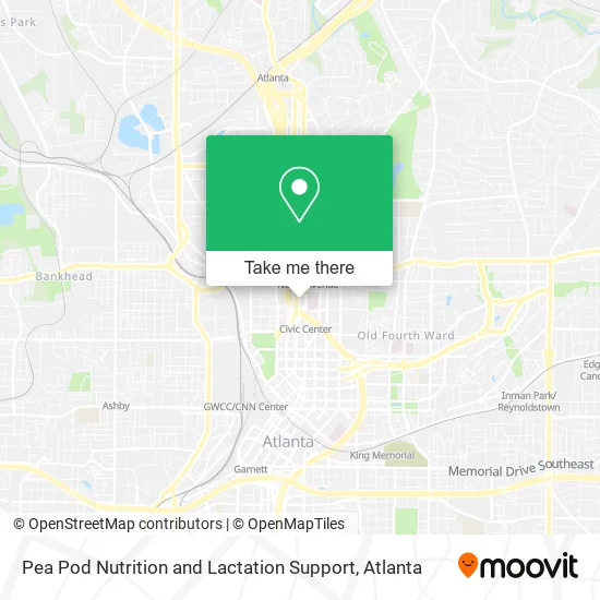 Pea Pod Nutrition and Lactation Support map