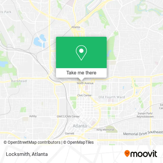 Locksmith map