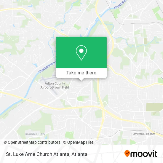 Mapa de St. Luke Ame Church Atlanta