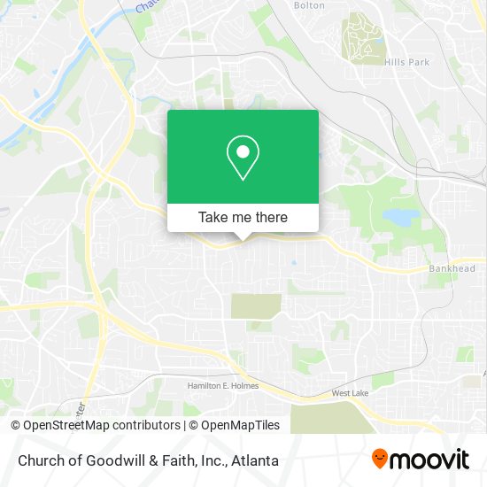 Mapa de Church of Goodwill & Faith, Inc.