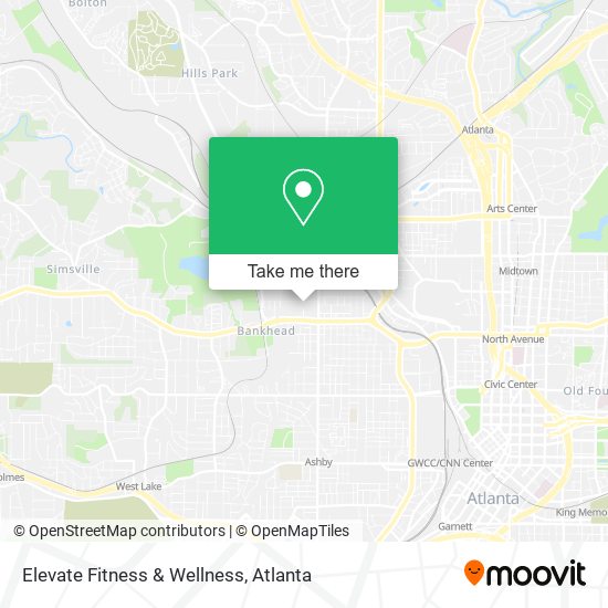 Mapa de Elevate Fitness & Wellness