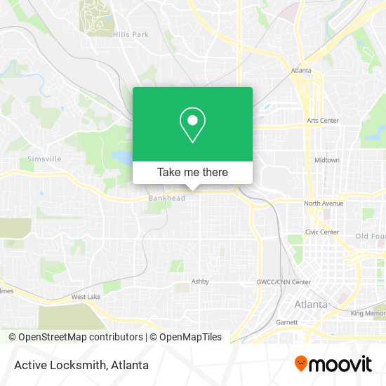 Active Locksmith map