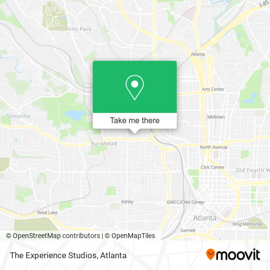 Mapa de The Experience Studios