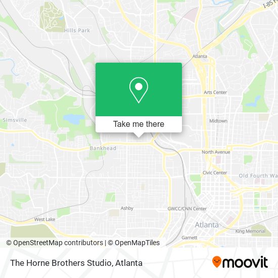 The Horne Brothers Studio map