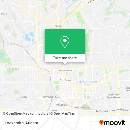 Locksmith map