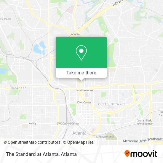 The Standard at Atlanta map