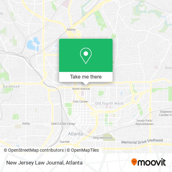 New Jersey Law Journal map