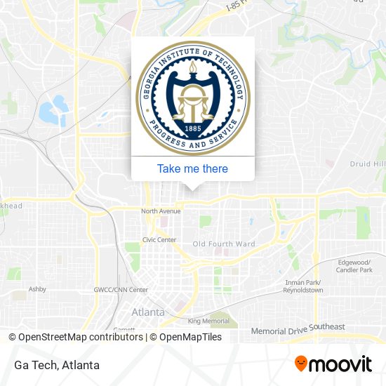 Ga Tech map