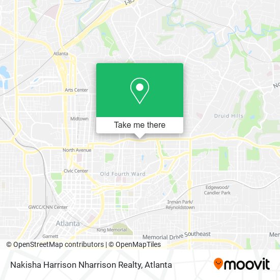 Mapa de Nakisha Harrison Nharrison Realty