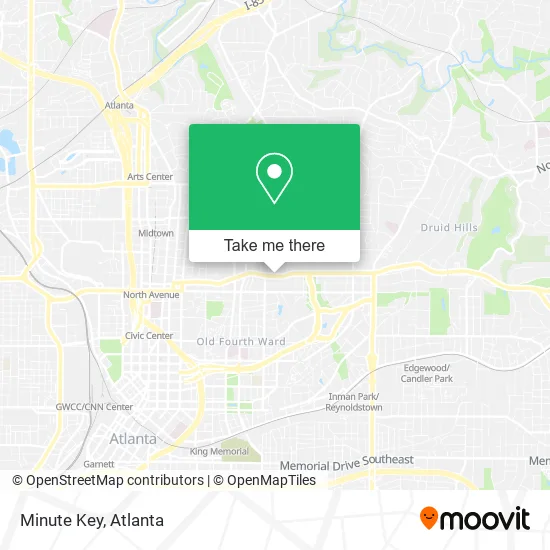 Mapa de Minute Key